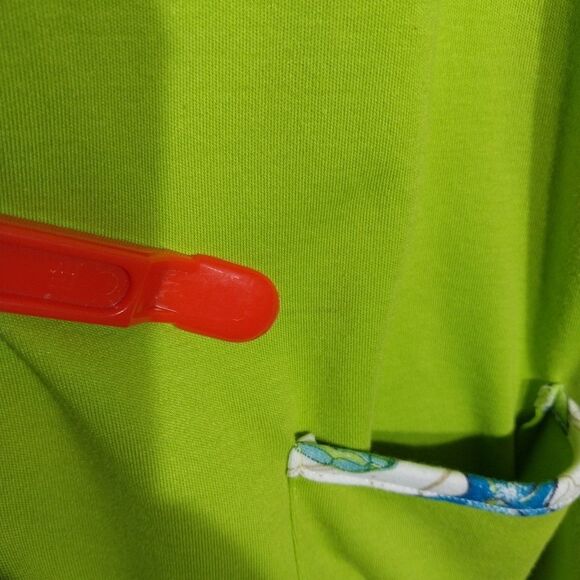 Women’s Hoodie Sz 3X Vibrant Green Full Zip Jacket Sea Shell Nautical Coastal - Picture 6 of 10